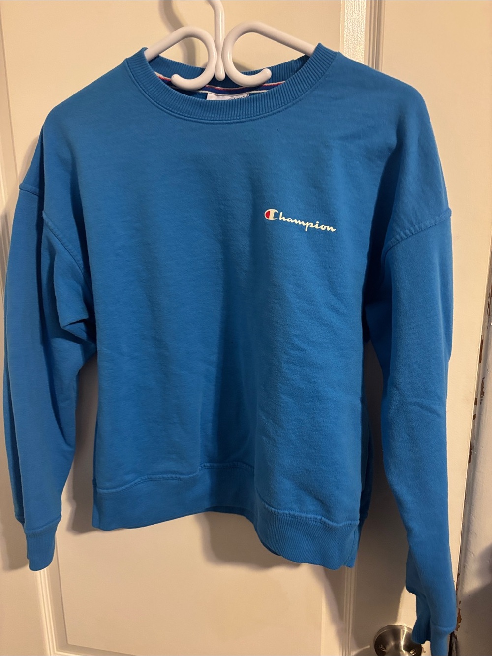 Champion Men’s Crewneck Sweatshirt - Turquoise Blue